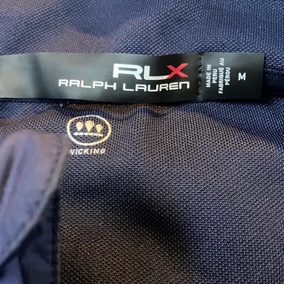 Two RLX Navy Quarter-Zip Pullovers - Picture 3 of 6